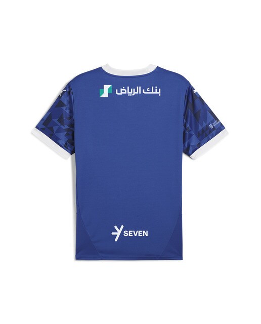 T-shirt de Homem 1.º Equipamento Al Hilal 2024-2025 Neymar Jr Réplica Azul-7