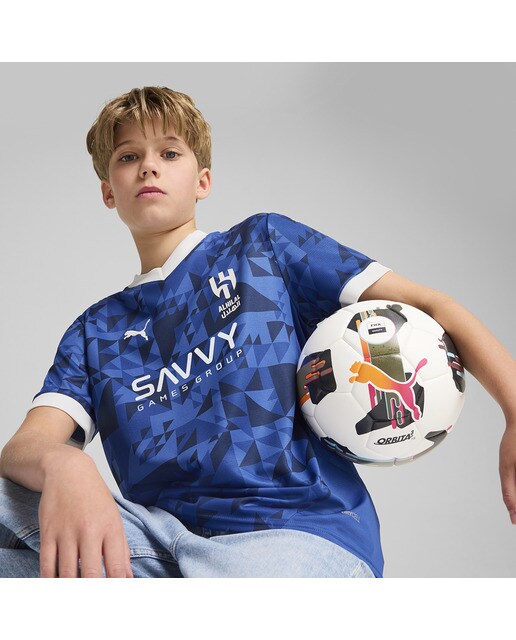 T-shirt de Criança 1.º Equipamento Al Hilal 2024-2025 Neymar Jr Réplica Azul-4