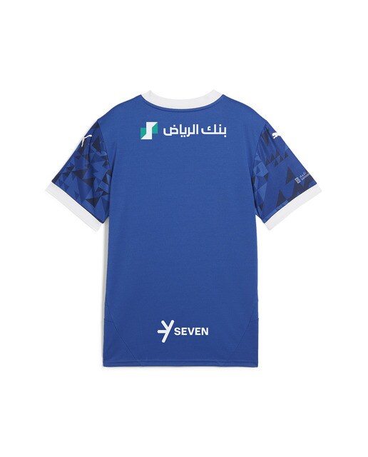 T-shirt de Criança 1.º Equipamento Al Hilal 2024-2025 Neymar Jr Réplica Azul-6