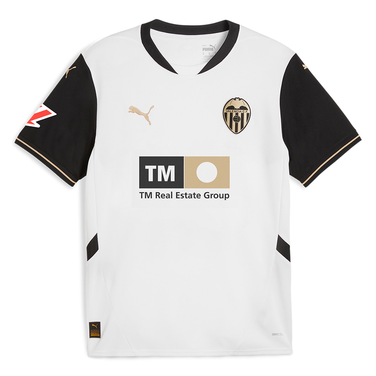 Imagem 0 de T-shirt de Homem 1.º Equipamento Valencia CF Home Jersey Réplica 2024-2025