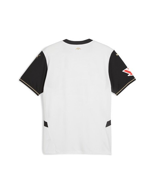 T-shirt de Criança 1.º Equipamento Valencia CF Home Jersey Réplica Jr 2024-2025 Branco-2