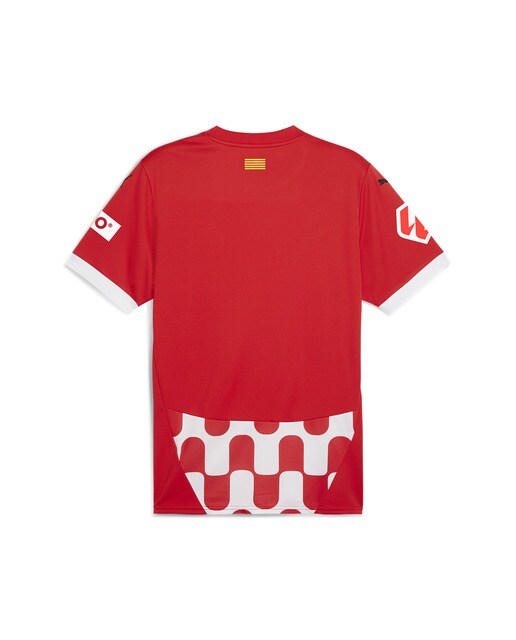 T-shirt de Criança 1.º Equipamento Girona FC 2024-2025 Réplica Vermelho-2