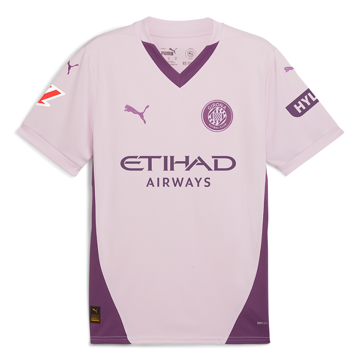 T-shirt de Criança 3.º Equipamento Girona FC 2024-2025 Rosa-1