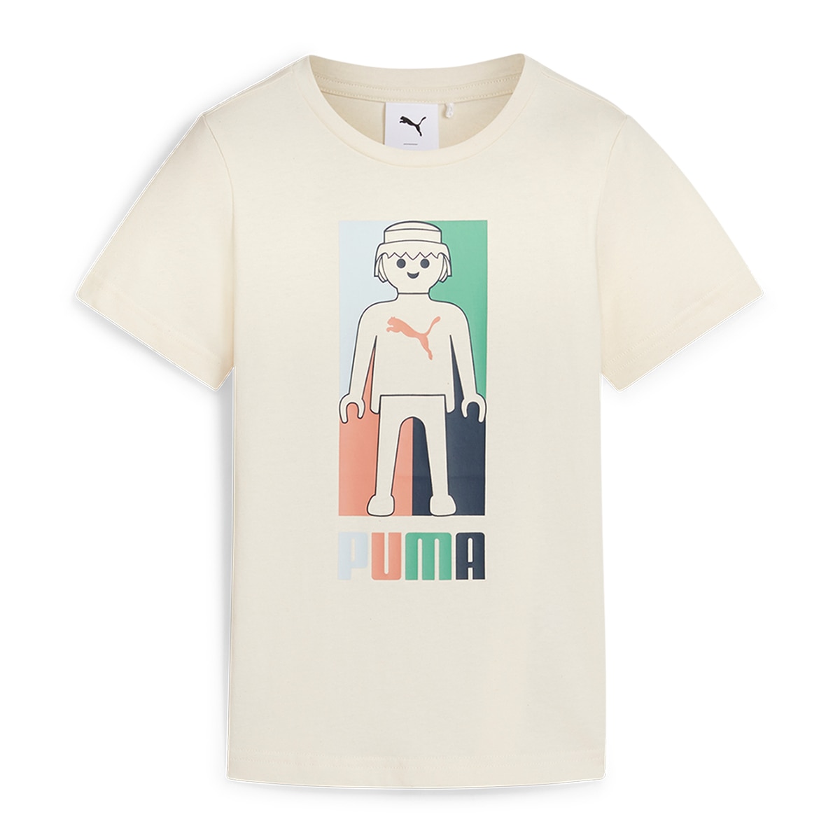 T-shirt de Criança Puma X Playmobil Tee Branco-4