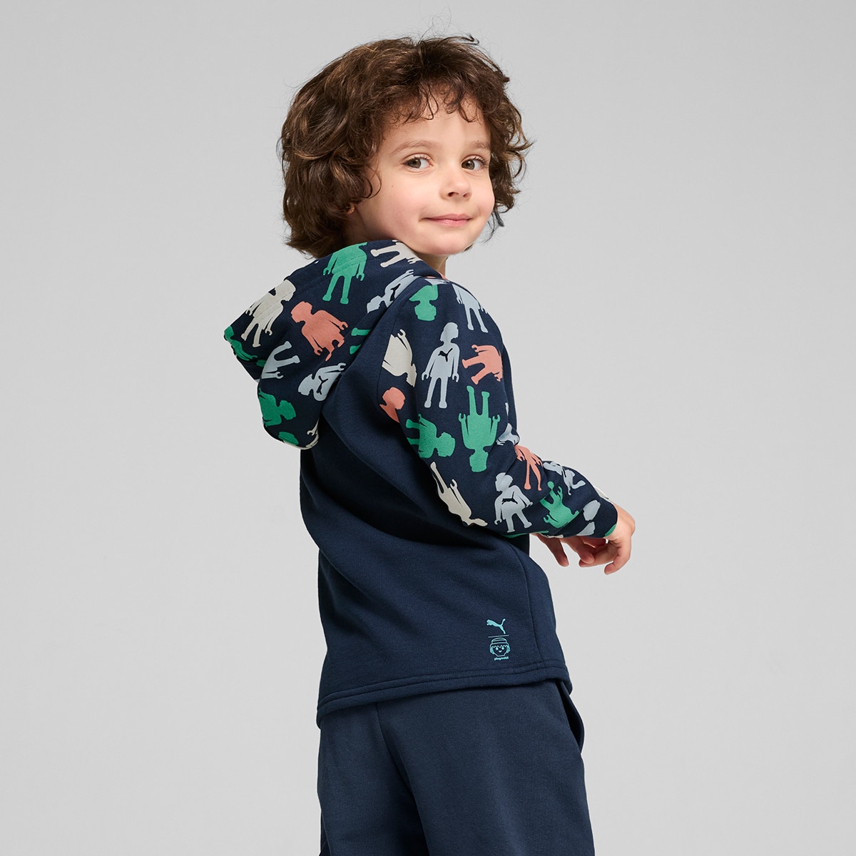 Sweatshirt de Criança Playmobil Hoodie TR Azul-2