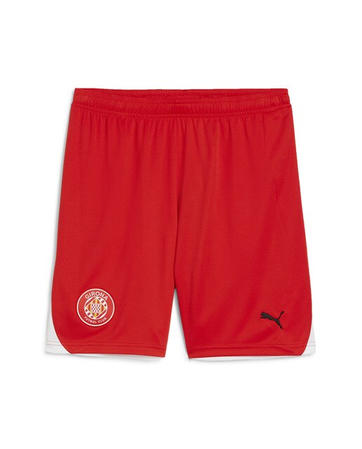 Calções de Homem 1.º Equipamento Girona FC 2024-2025 Réplica Vermelho-1