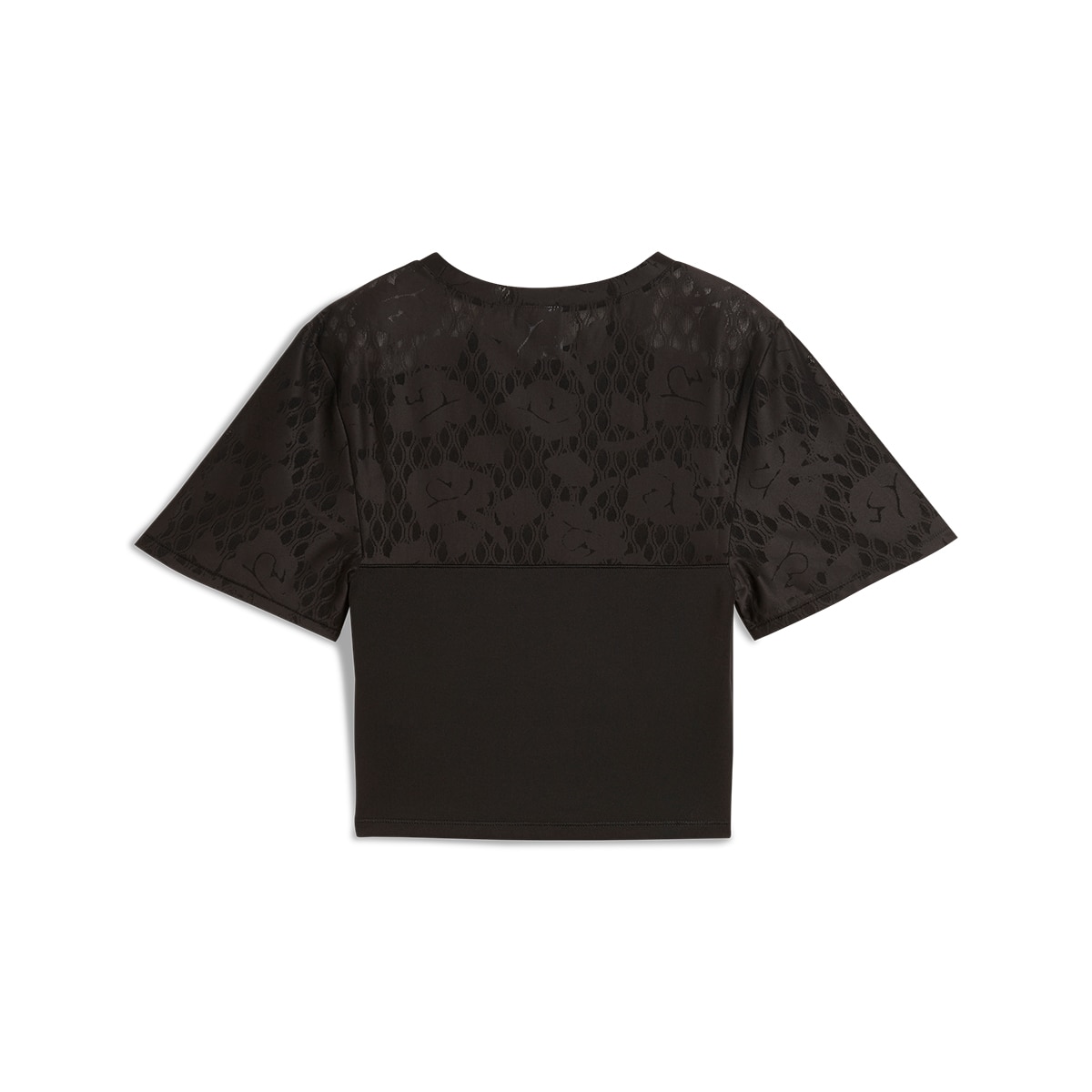 T-shirt de Mulher Lace Top-Short Preto-5