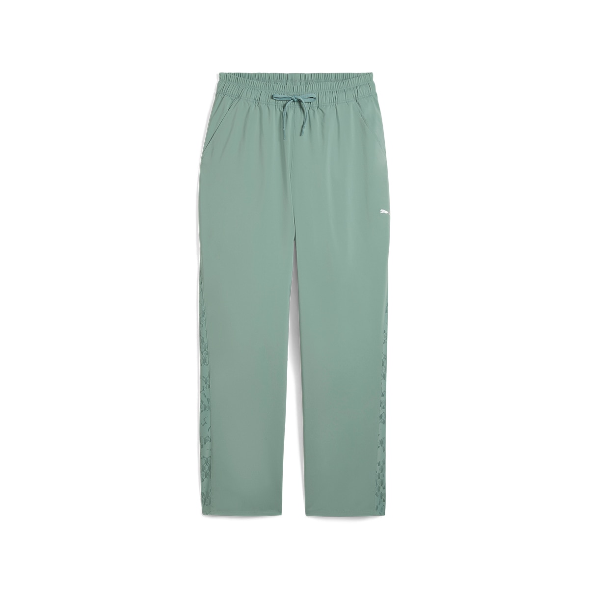 Calças de Mulher Lace Woven Verde-6