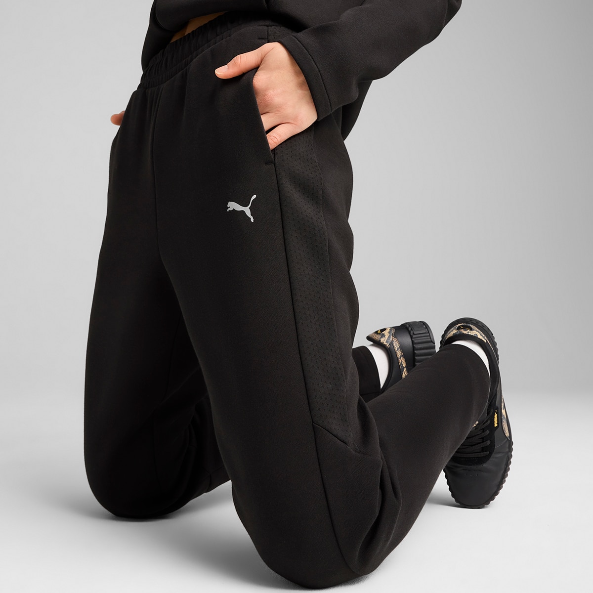 Calças de mulher Evostripe Puma Preto-3