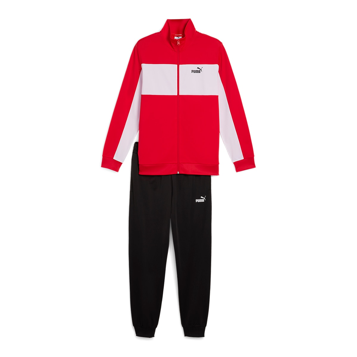Fato de Treino de Homem Poly Colorblock Vermelho-6
