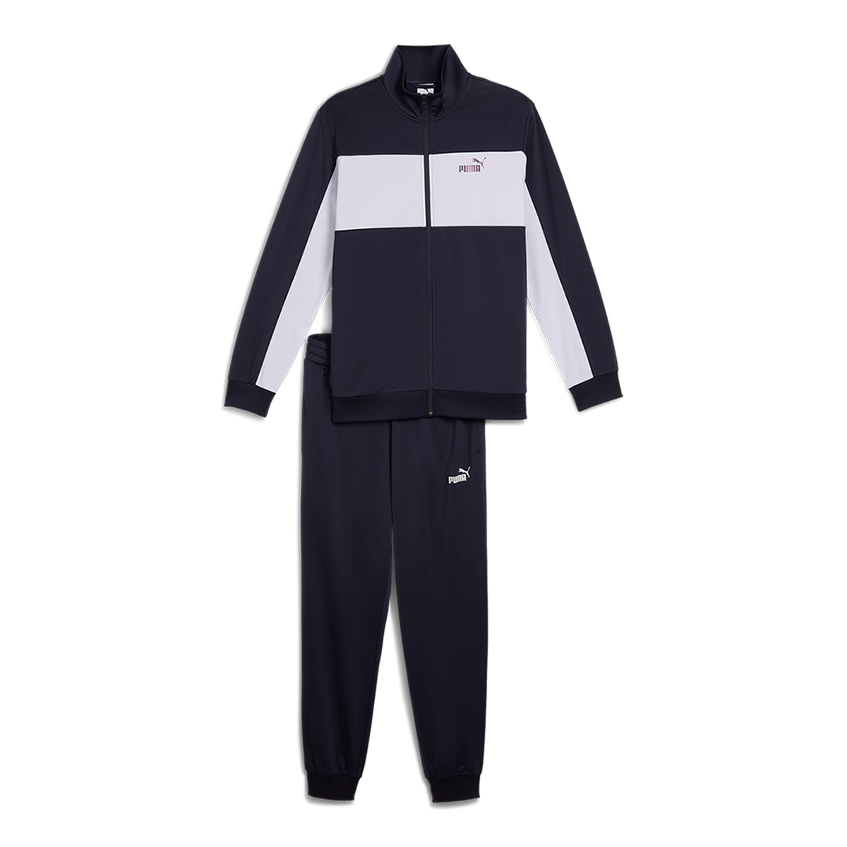 Fato de Treino de Homem Poly Colorblock Azul-1