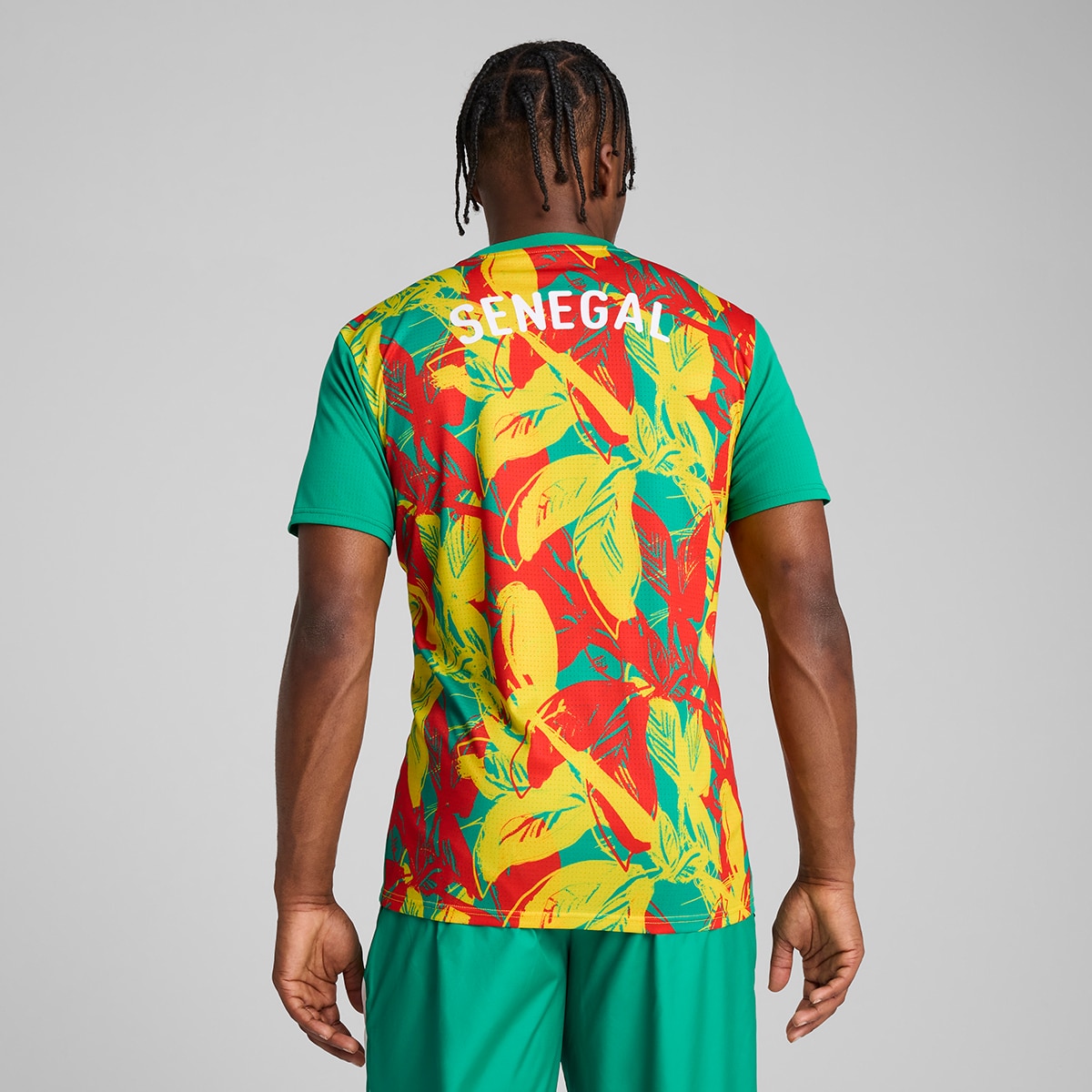 T-shirt de Treino de Homem Senegal FSF 2024-2025 Verde-2