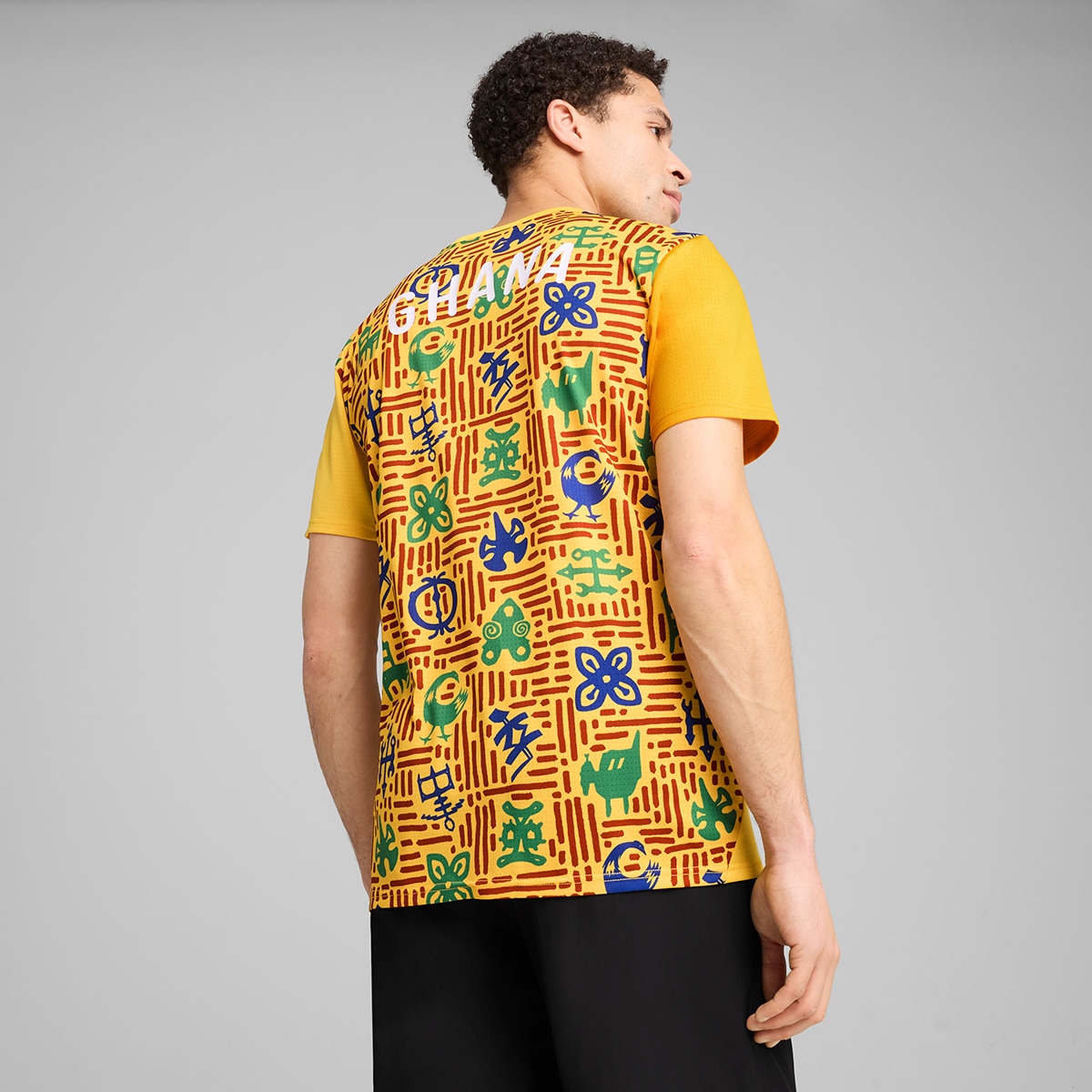T-shirt de Treino de Homem Ghana 2024-2025 Amarelo-2