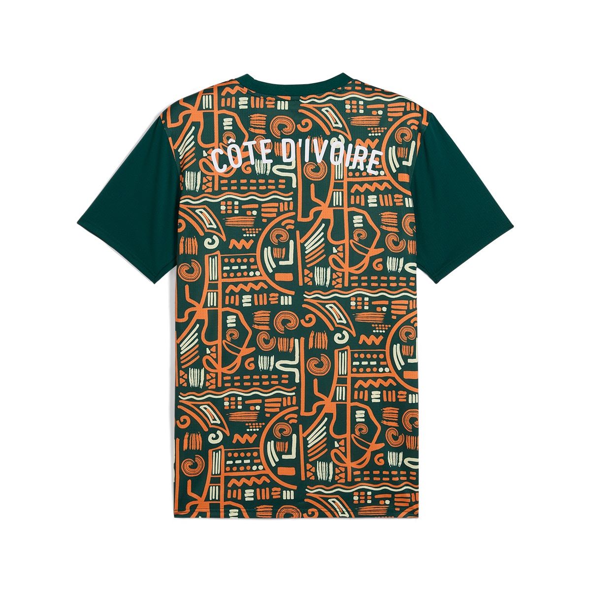 T-shirt de Treino de Homem Costa do Marfim 2024-2025 Laranja-7