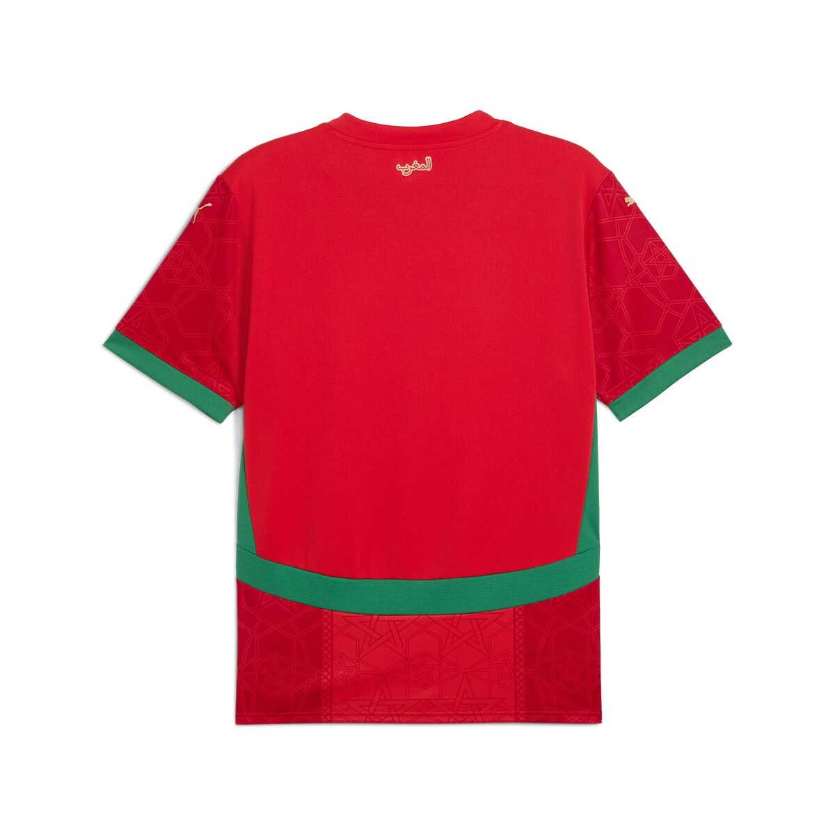 T-shirt de Homem 1.º Equipamento Marrocos FRMF 2024-2025 Vermelho-7