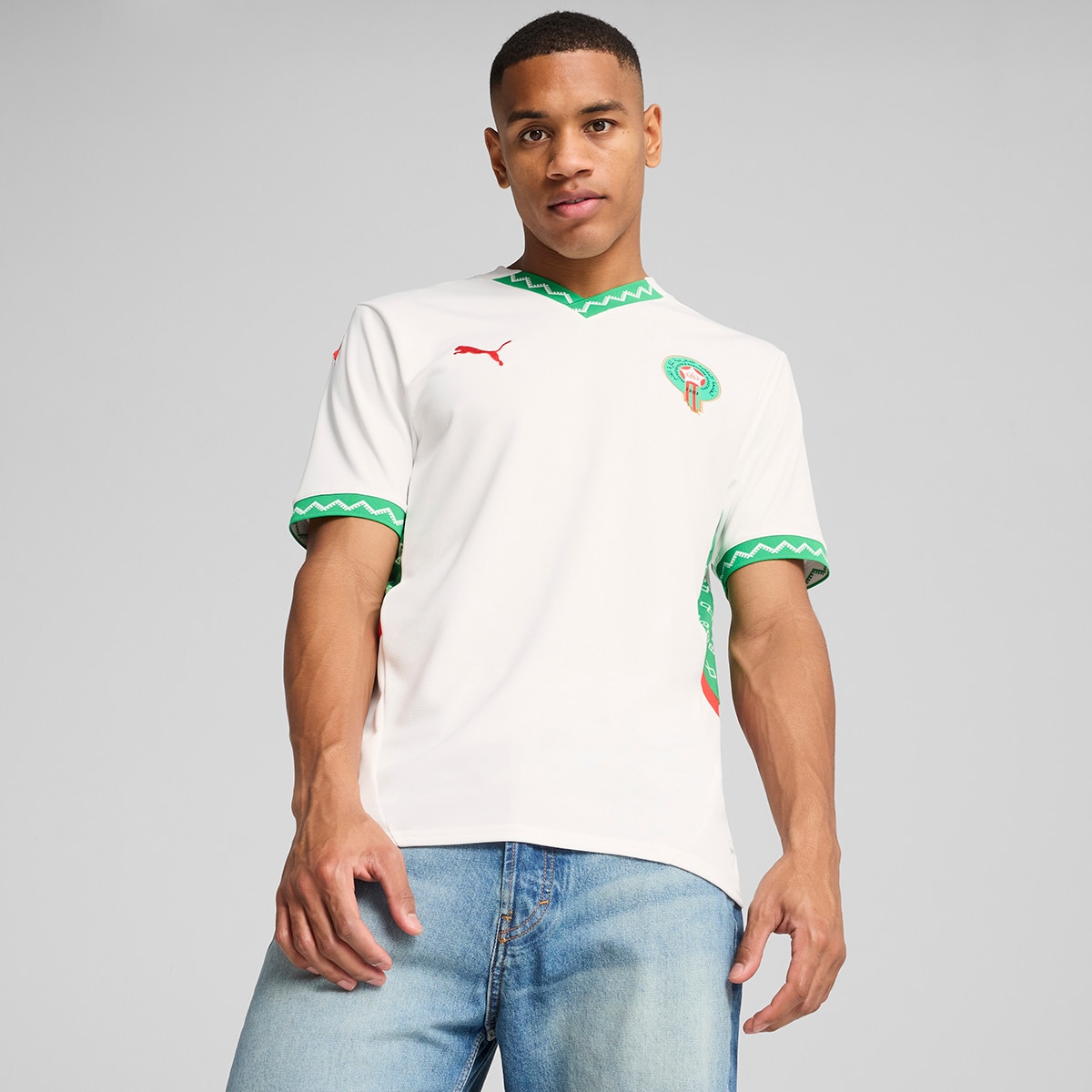 Imagem 0 de T-shirt de Homem 2.º Equipamento Marrocos FRMF 2024-2025