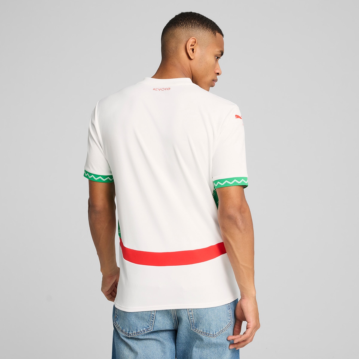 T-shirt de Homem 2.º Equipamento Marrocos FRMF 2024-2025 Branco-2