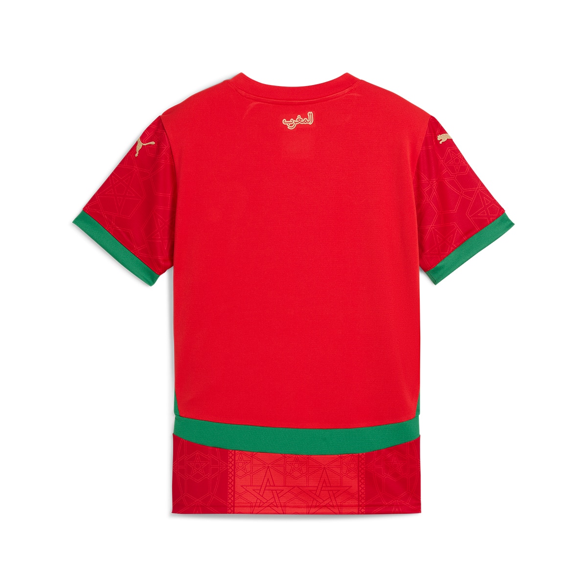 T-shirt de Criança 1.º Equipamento Marrocos FRMF 2024-2025 Vermelho-5