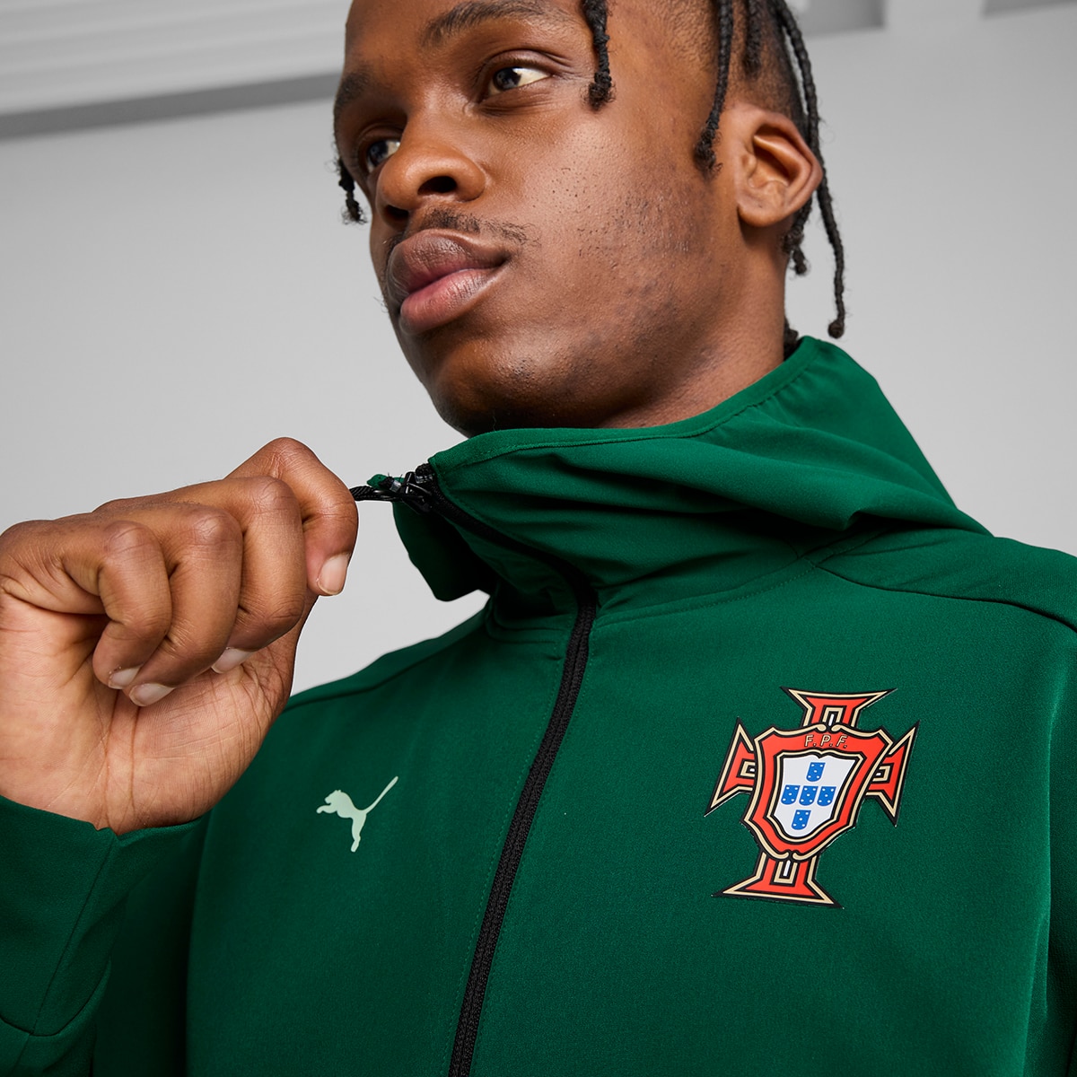 Casaco de Homem Seleção de Portugal FPF Verde-3