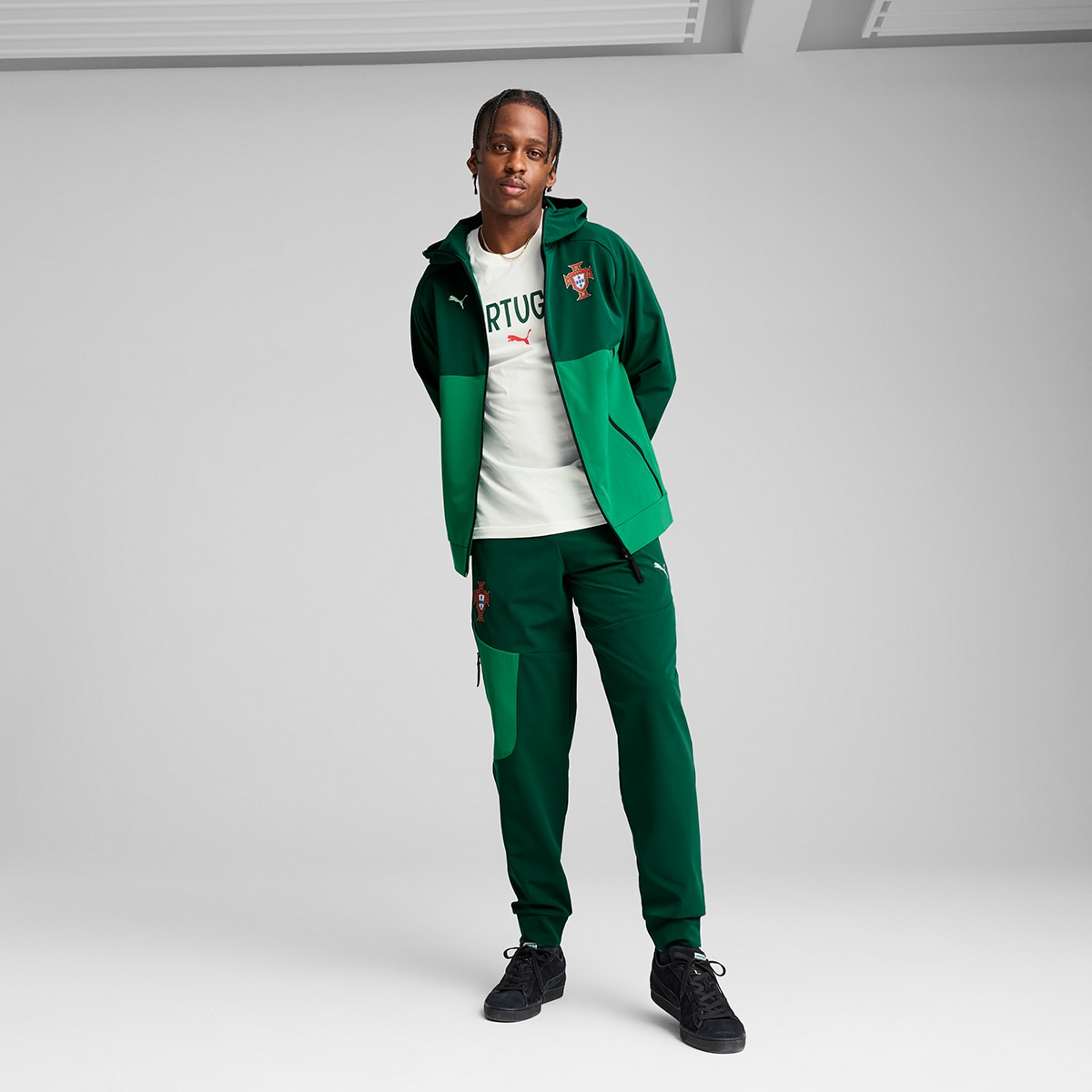 Casaco de Homem Seleção de Portugal FPF Verde-5