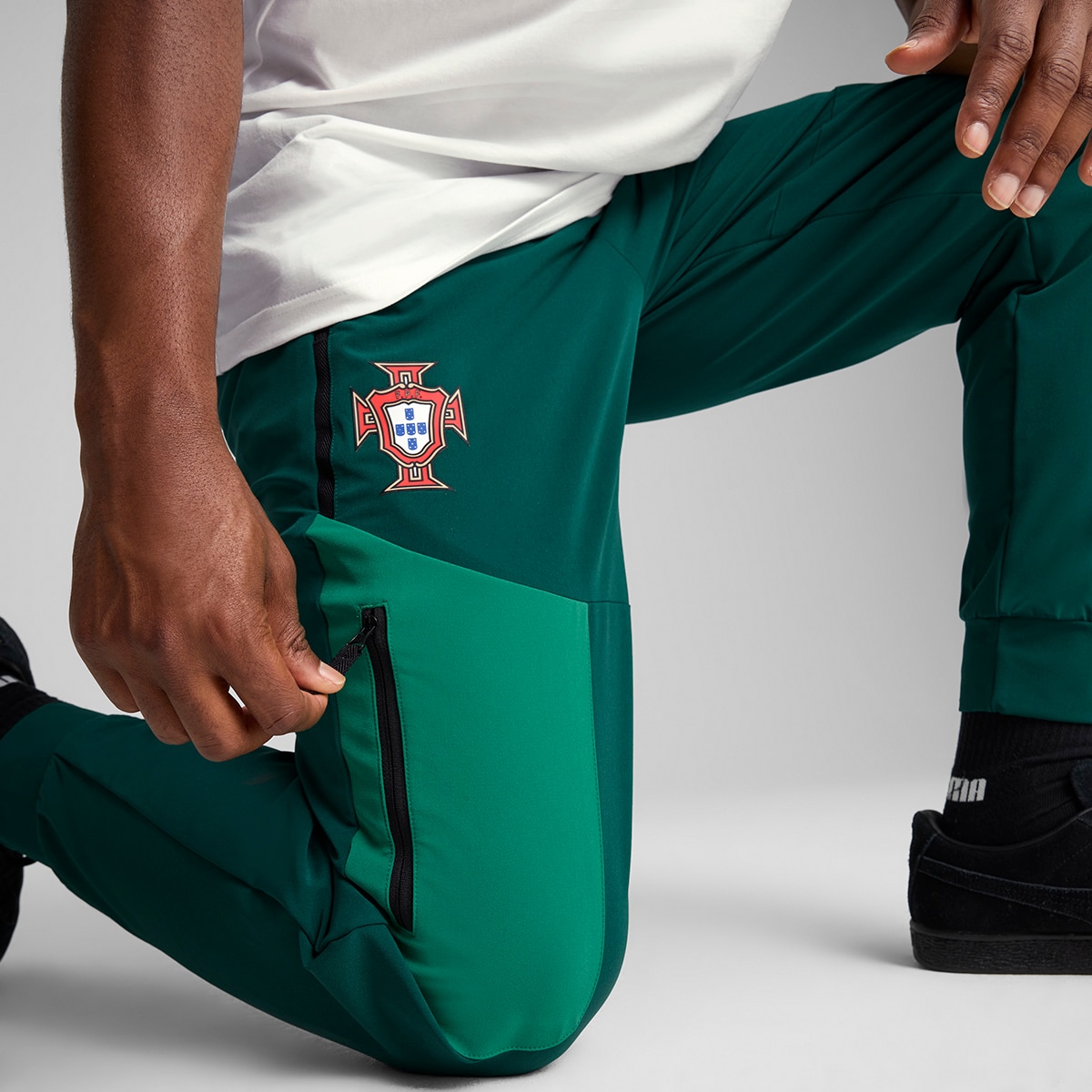 Calças de Homem Seleção de Portugal FPF Verde-3
