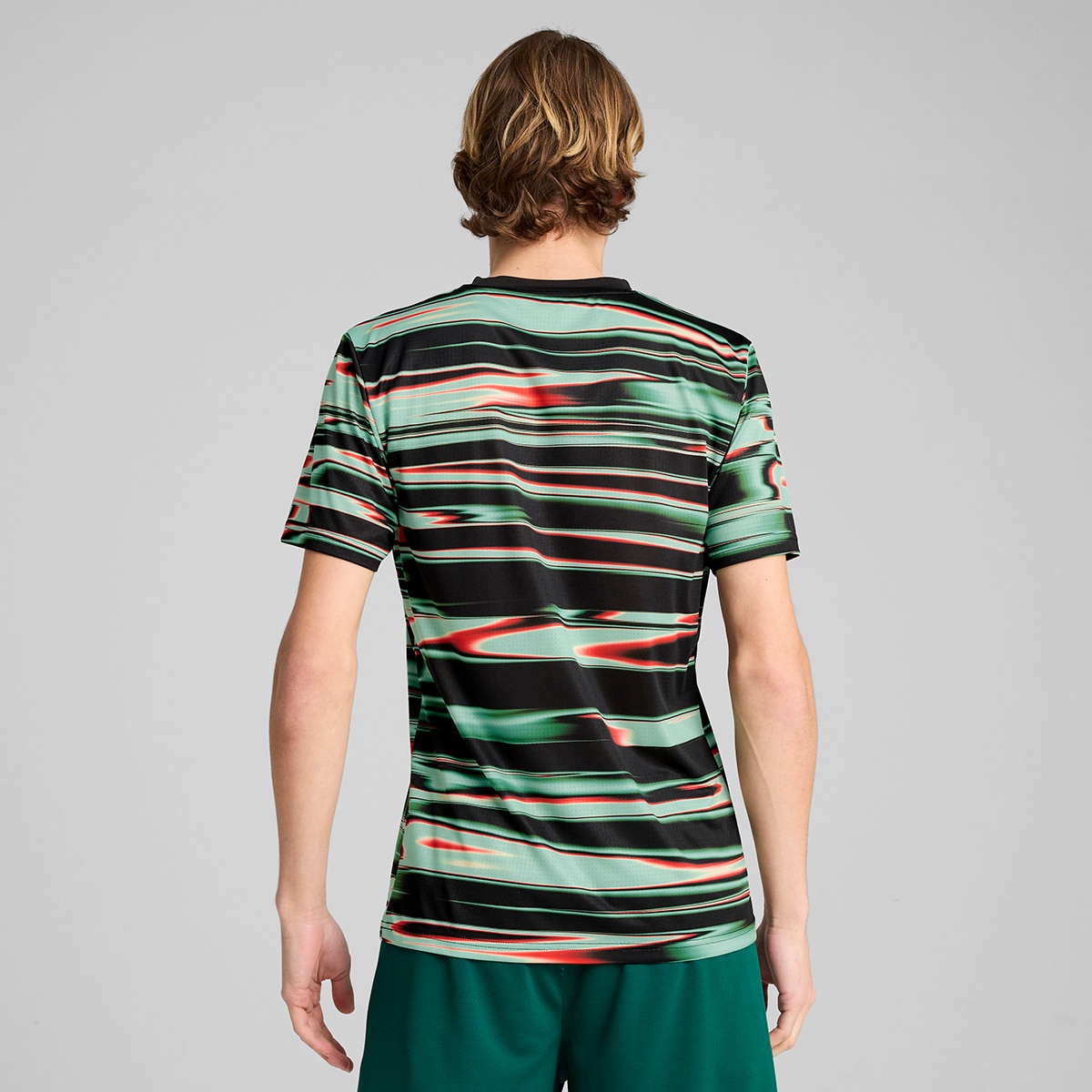 T-shirt de Homem Seleção de Portugal FPF Prematch SS Preto-2