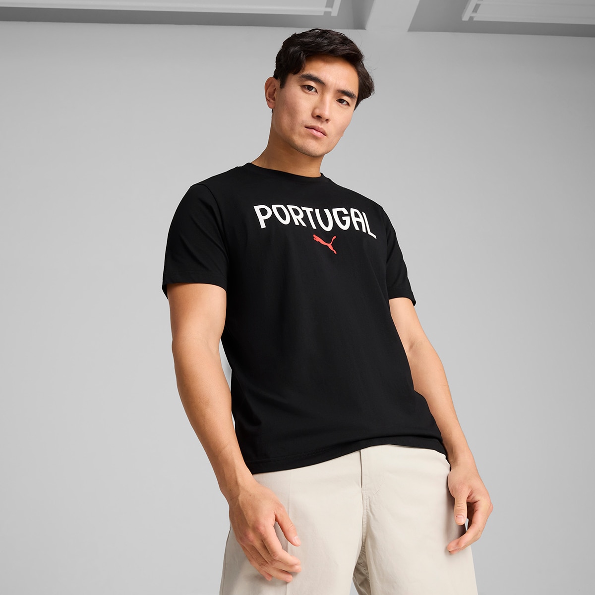 T-shirt de Homem Seleção de Portugal FPF ftbINRGY Preto-1