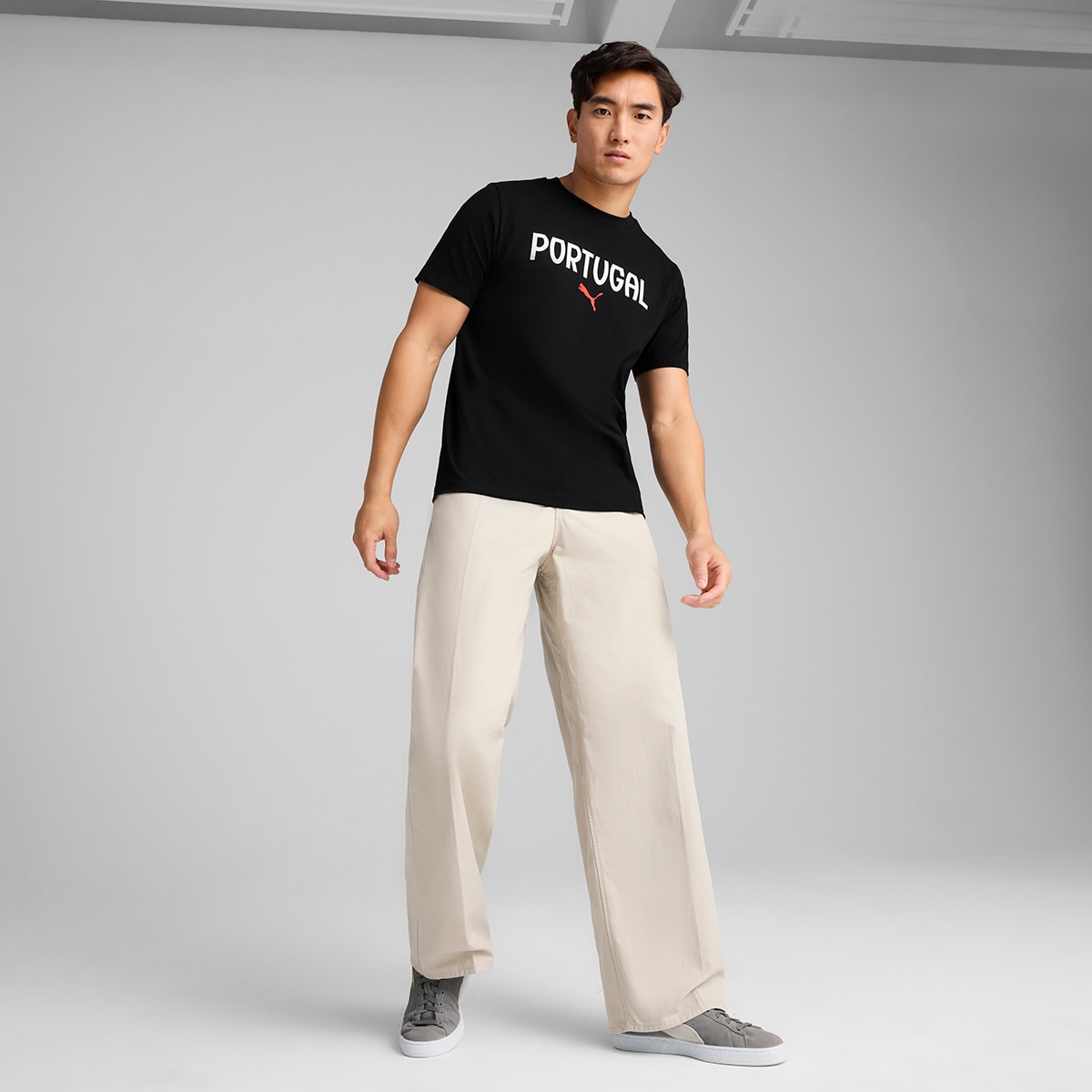T-shirt de Homem Seleção de Portugal FPF ftbINRGY Preto-3