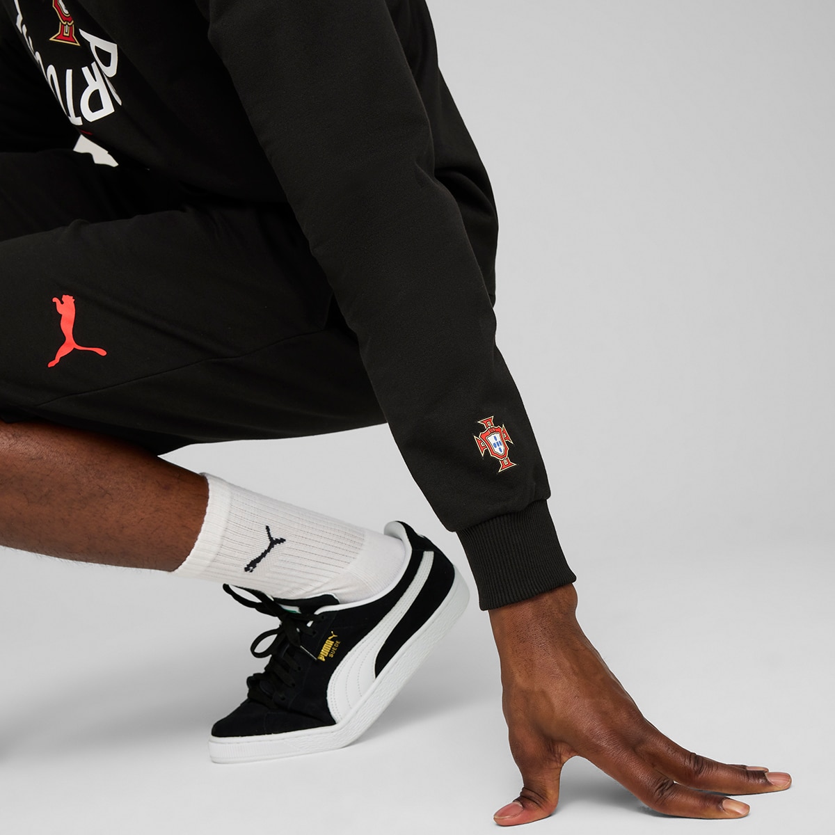 Sweatshirt de Homem Seleção de Portugal FPF ftbINRGY Preto-3