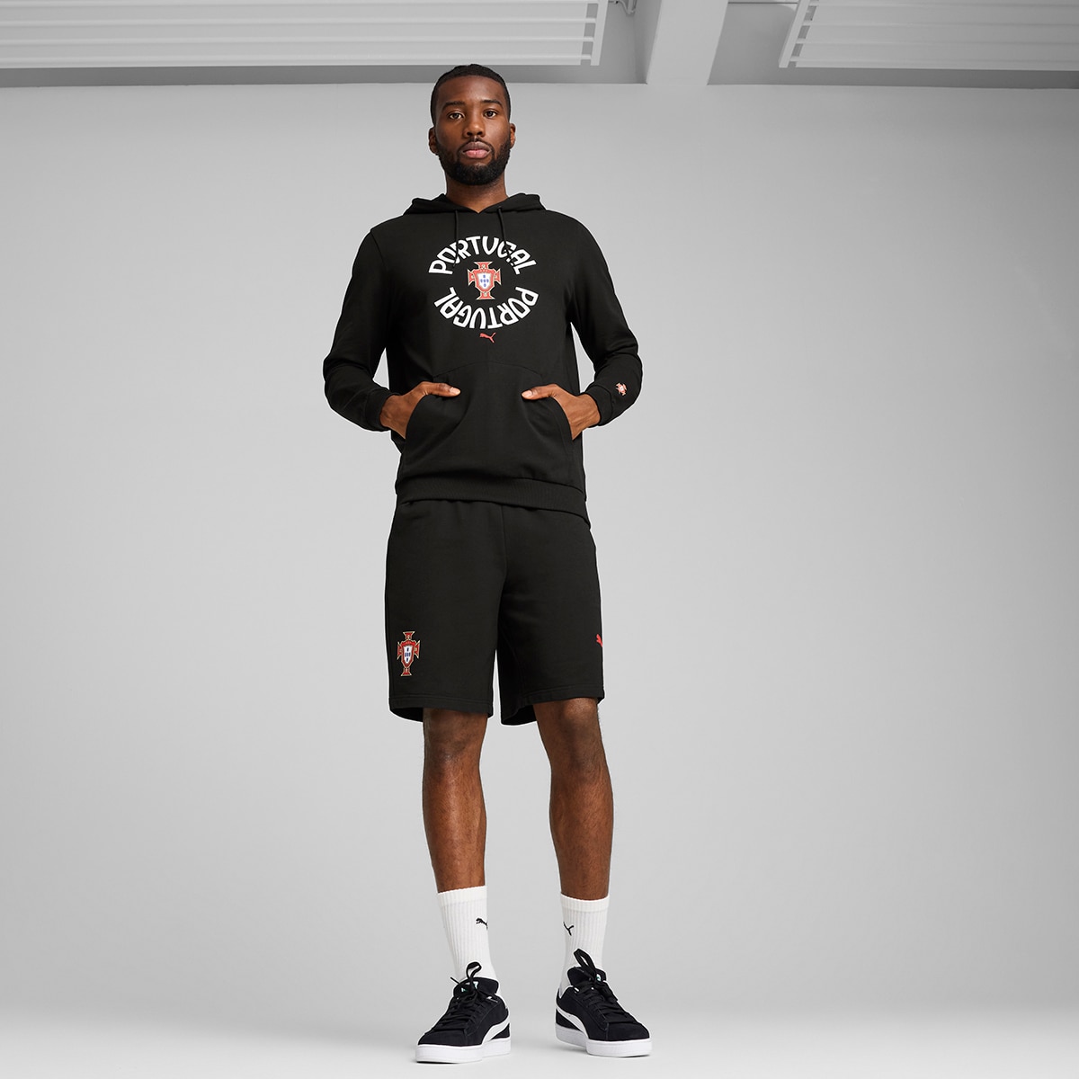 Sweatshirt de Homem Seleção de Portugal FPF ftbINRGY Preto-5
