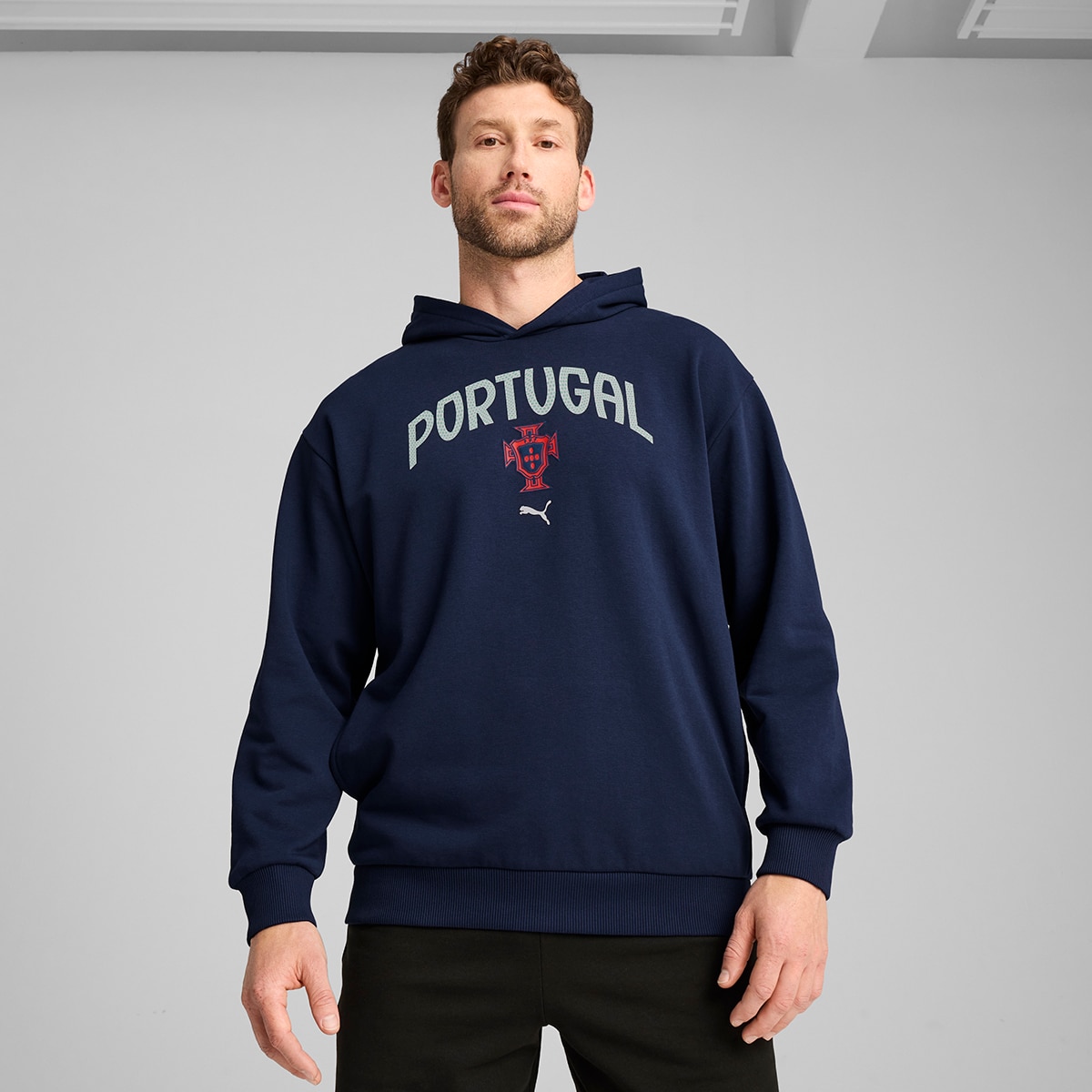 Sweatshirt de Homem Seleção de Portugal FPF ftbINRGY+ Azul-1