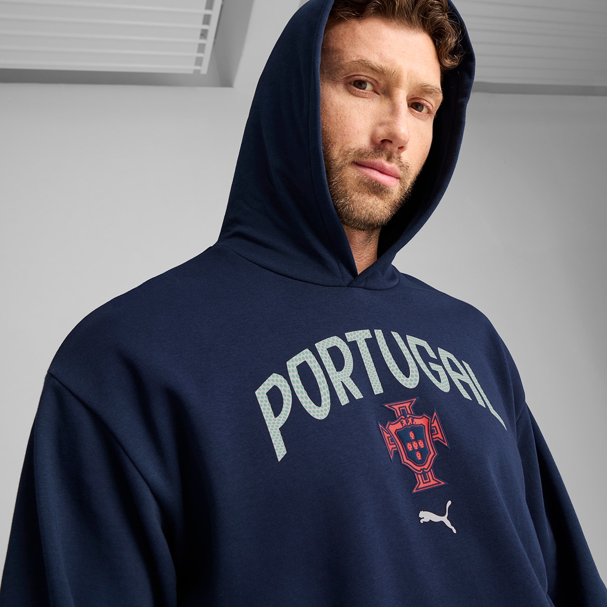 Sweatshirt de Homem Seleção de Portugal FPF ftbINRGY+ Azul-3