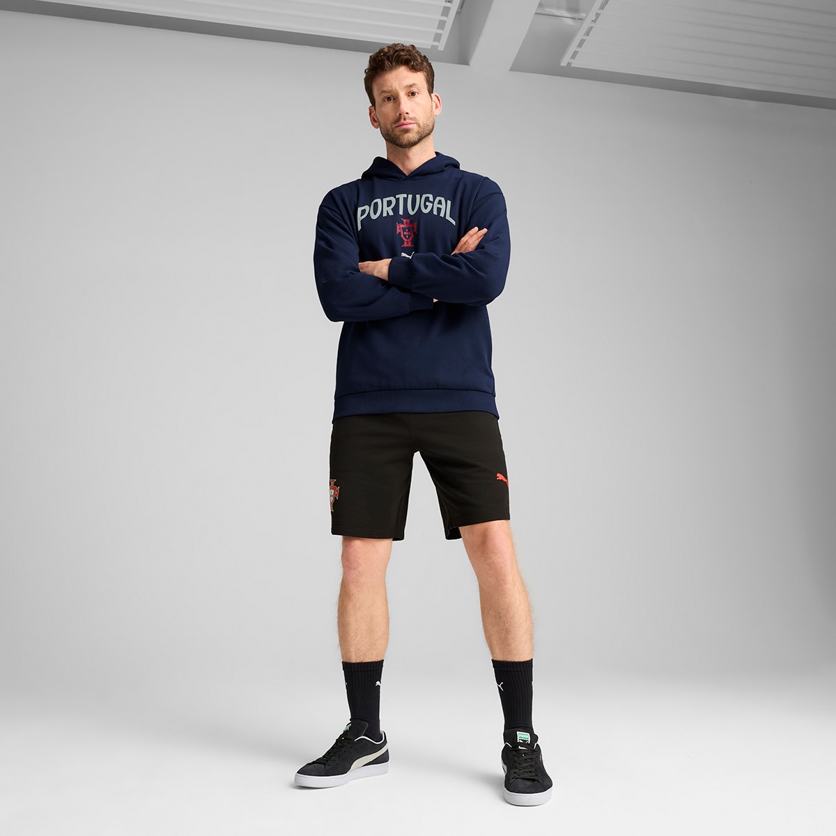 Sweatshirt de Homem Seleção de Portugal FPF ftbINRGY+ Azul-5