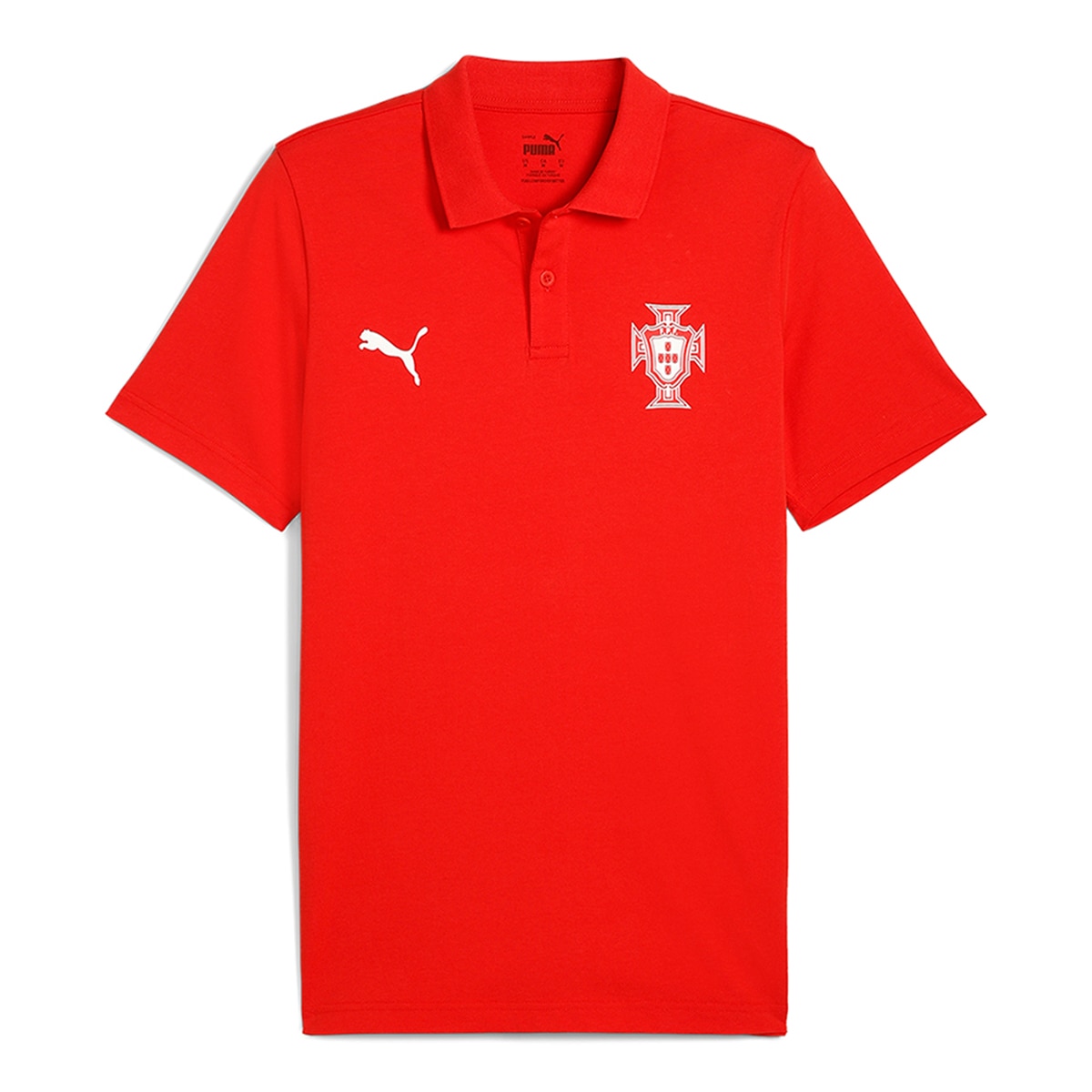 Polo de Homem Seleção de Portugal FPF ftbIESS Vermelho-1