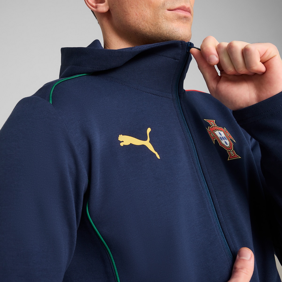Sweatshirt de Homem Seleção de Portugal FPF Azul-3