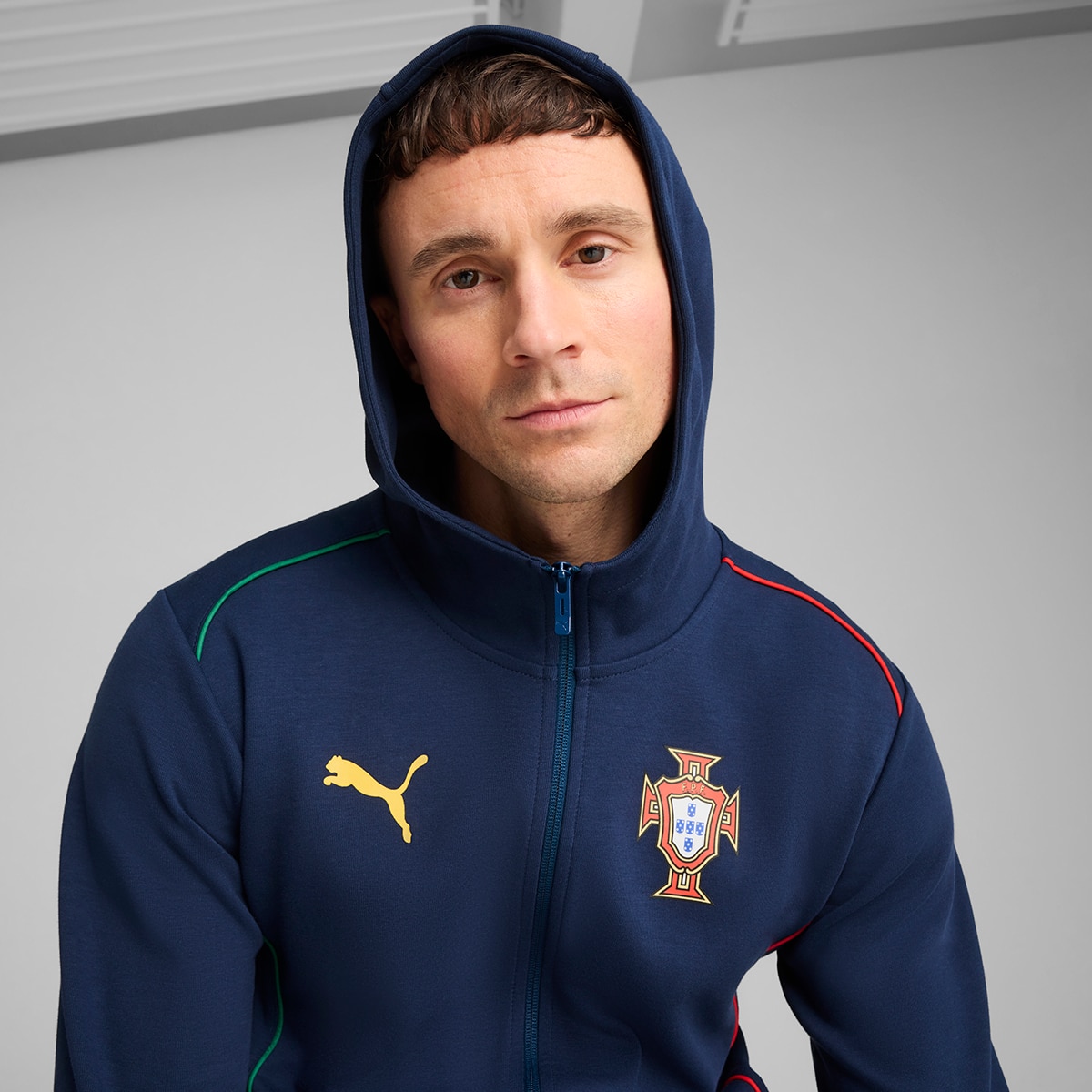 Sweatshirt de Homem Seleção de Portugal FPF Azul-4