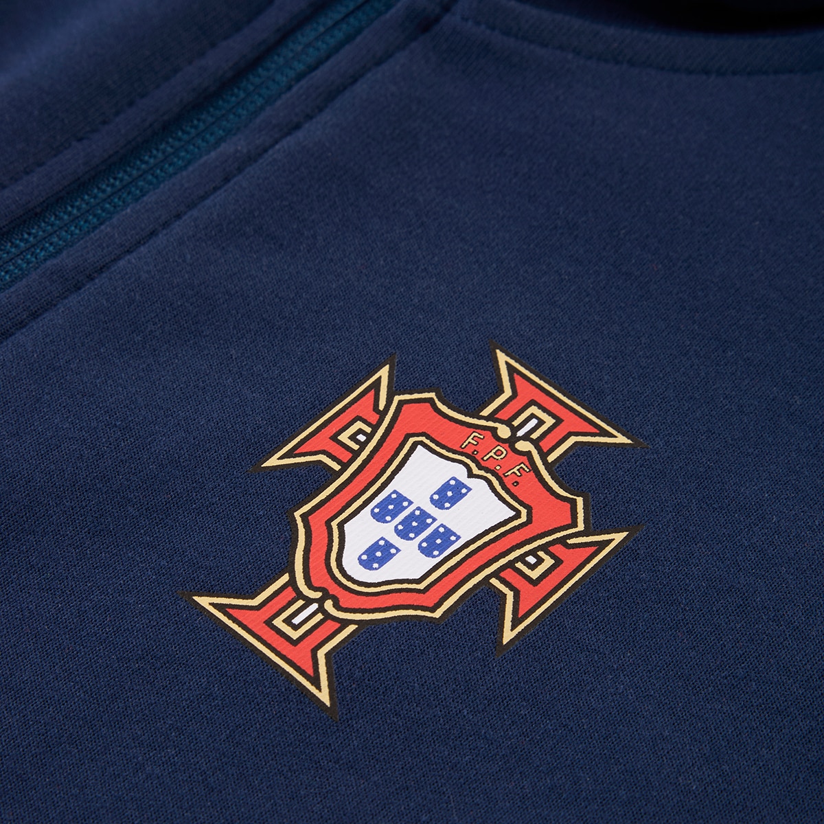 Sweatshirt de Criança Seleção de Portugal FPF Azul-3