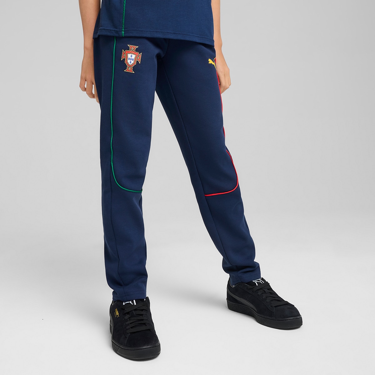 Calças de Criança Seleção de Portugal FPF Azul-1