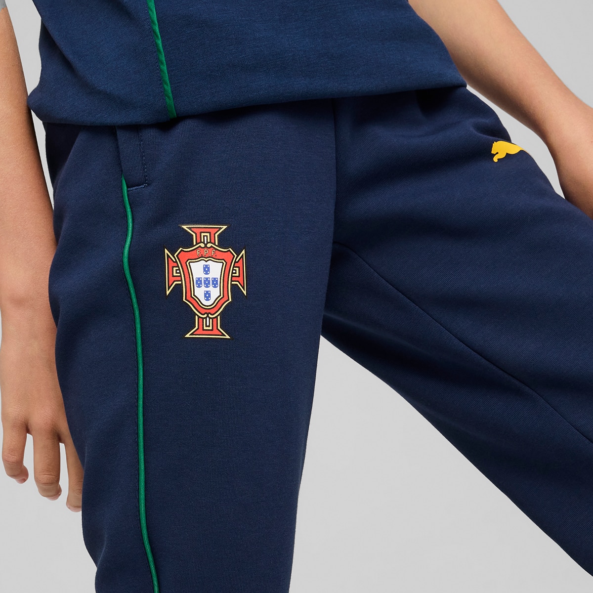 Calças de Criança Seleção de Portugal FPF Azul-3