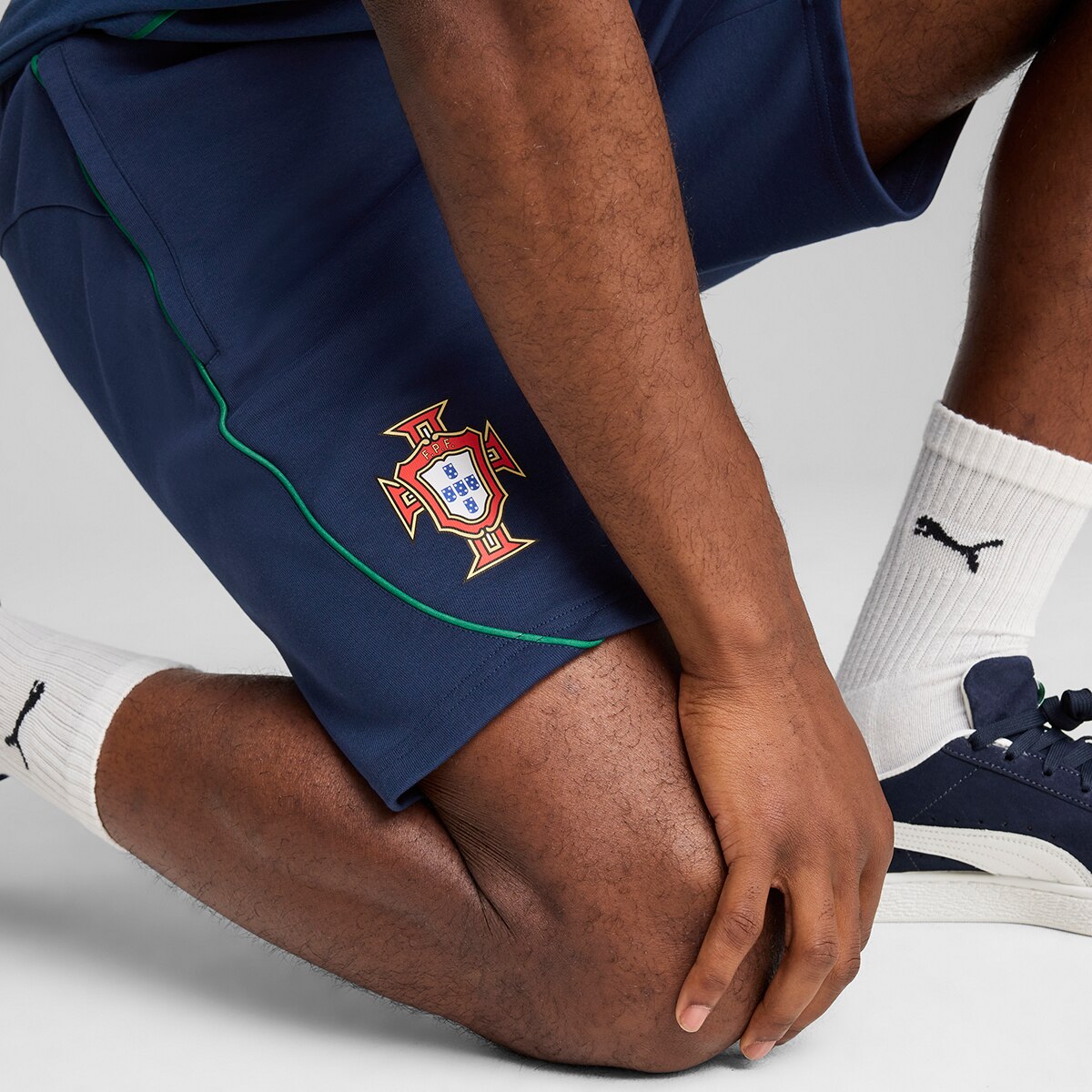 Calções de Homem Seleção de Portugal FPF Azul-4