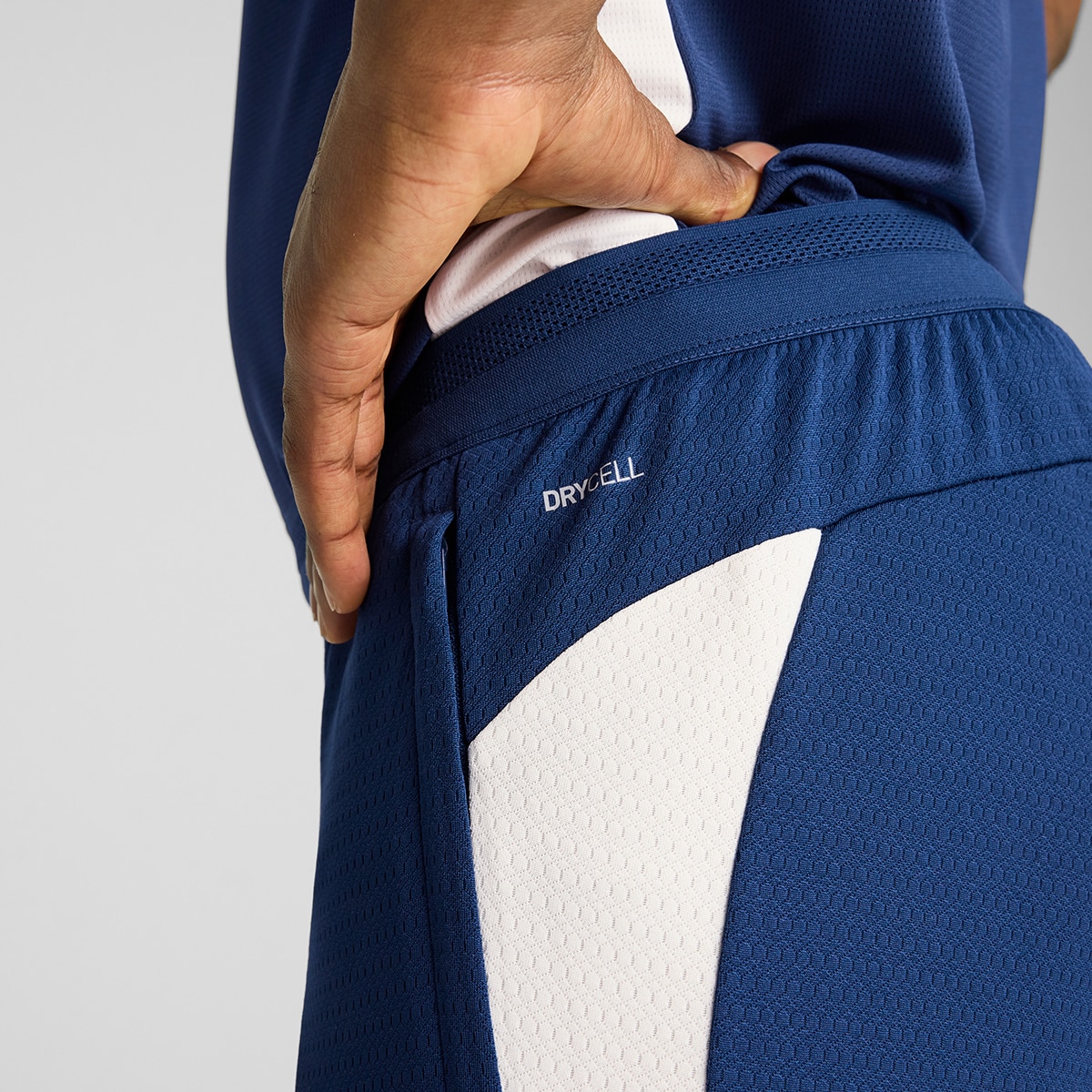 Calções de Criança Seleção de Portugal FPF Shorts Réplica Jr Azul-4