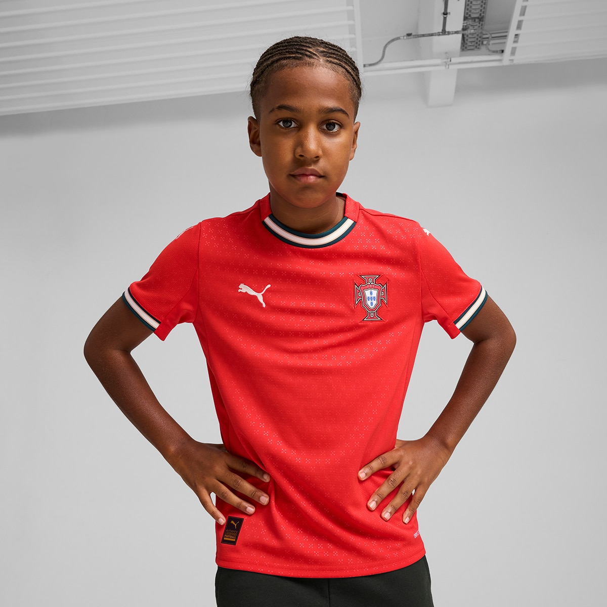 Imagem 0 de T-shirt de Criança 1.º Equipamento Portugal FPF