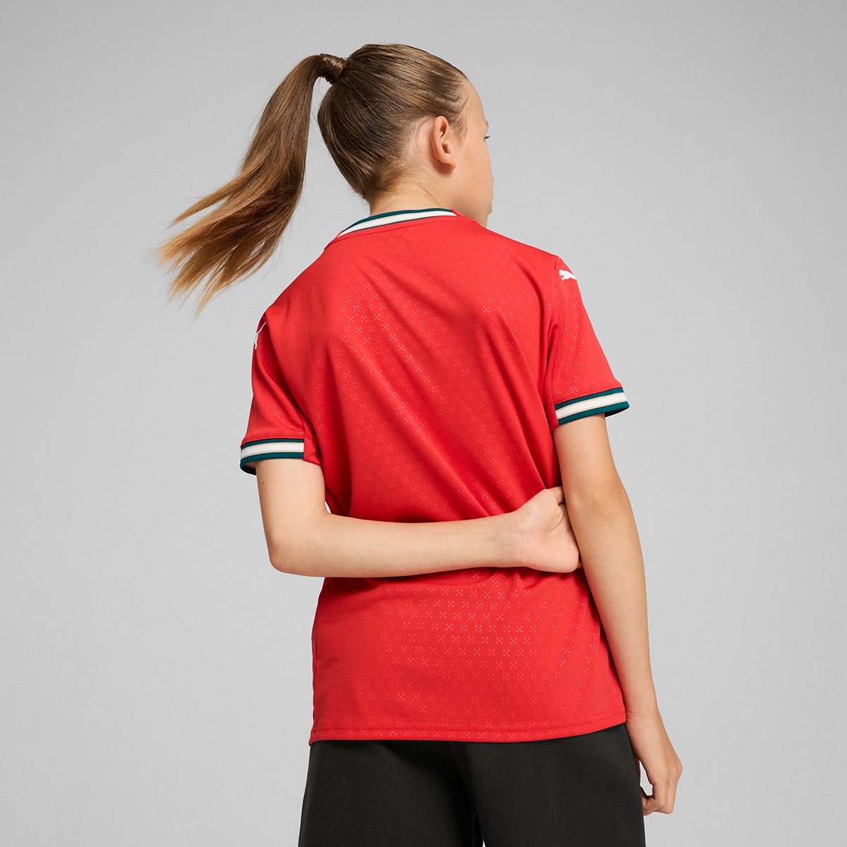 T-shirt de Criança 1.º Equipamento Portugal FPF Vermelho-2
