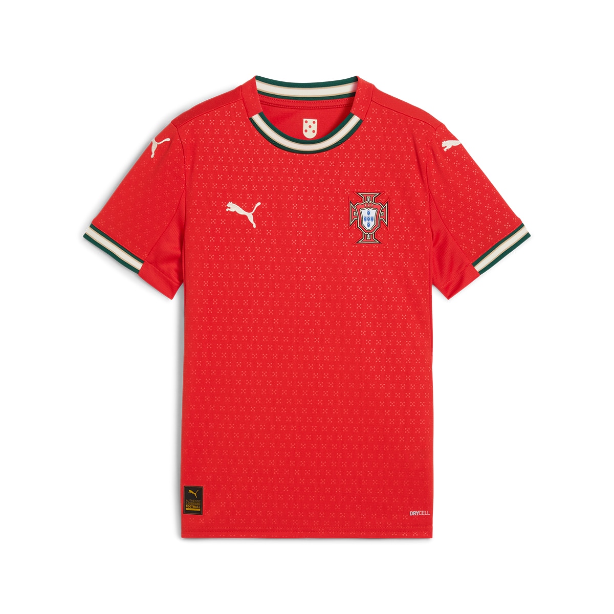 T-shirt de Criança 1.º Equipamento Portugal FPF Vermelho-5