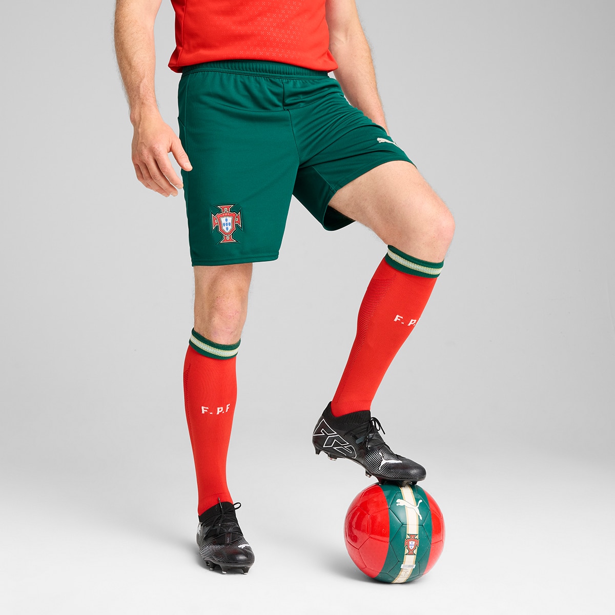 Calções de Homem Seleção de Portugal FPF Verde-1