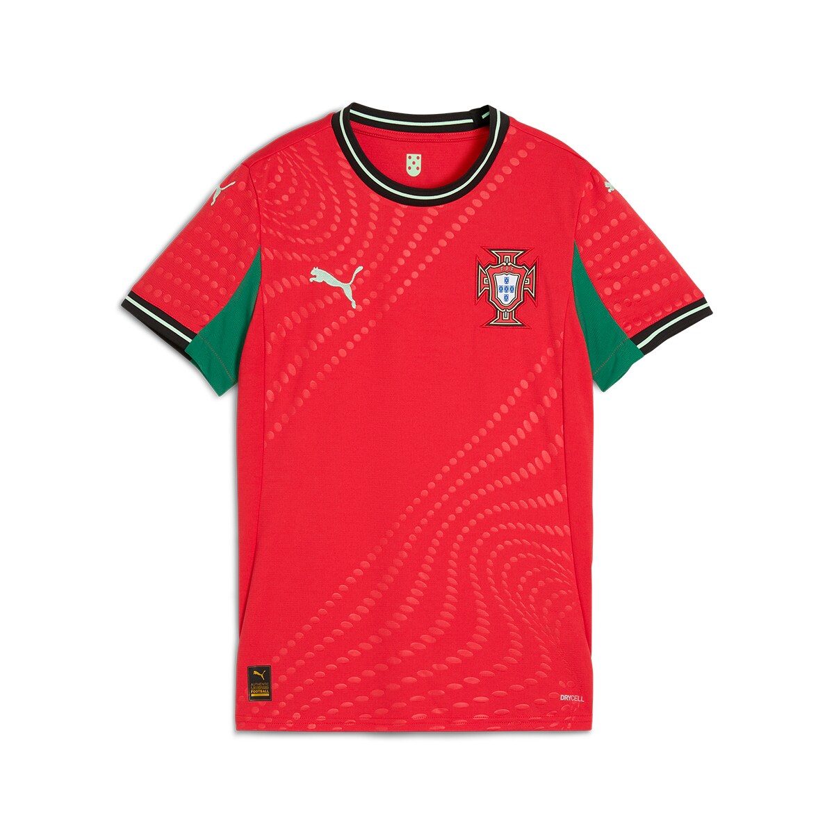 T-shirt de Mulher 1.º Equipamento Portugal FPF Vermelho-6