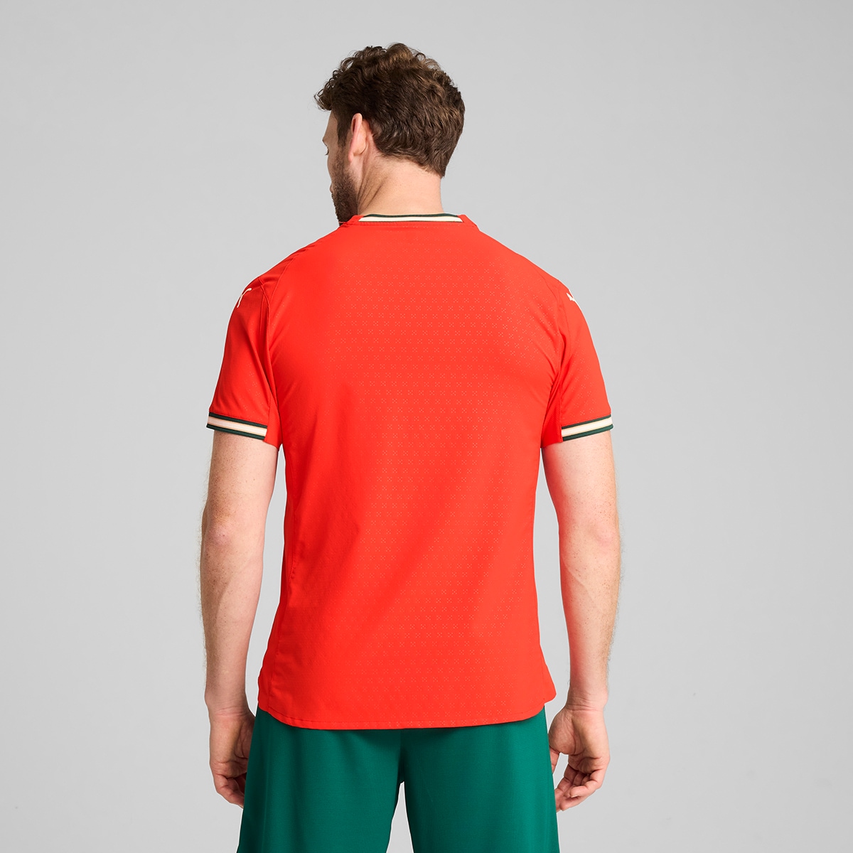 T-shirt de Homem 1.º Equipamento Portugal FPF Vermelho-2