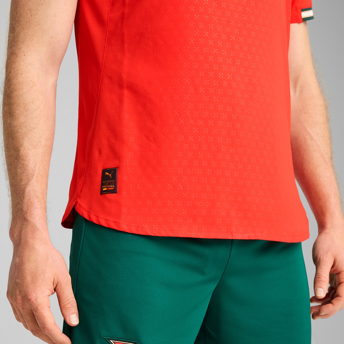T-shirt de Homem 1.º Equipamento Portugal FPF Vermelho-4