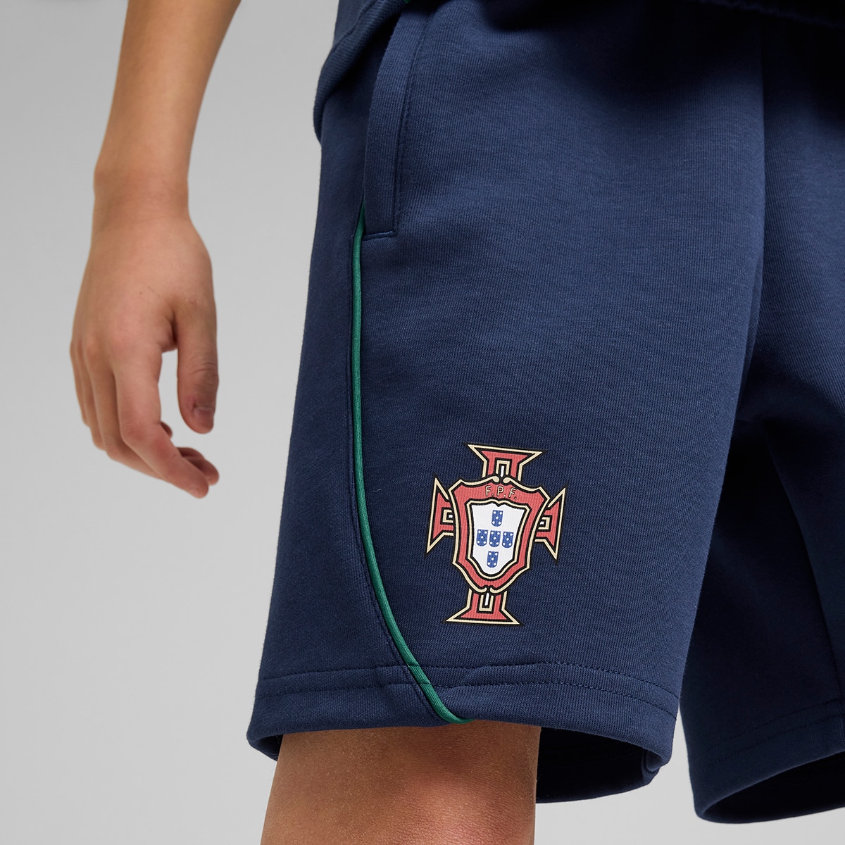 Calções de Criança Seleção de Portugal FPF Azul-3