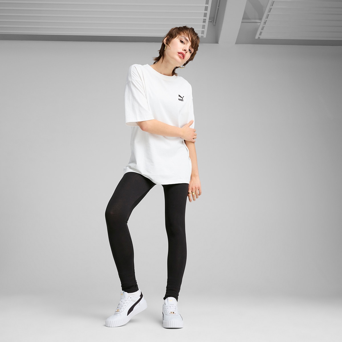 Leggings de Mulher ESS Small No. 1 Logo Leggings Preto-3